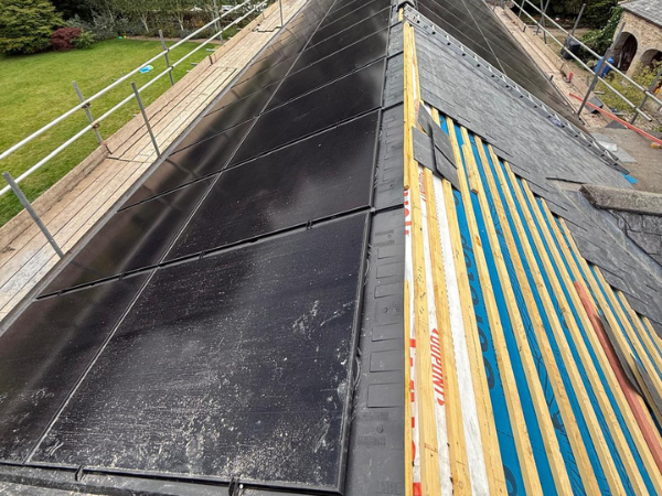Building integrated solar BIPV
