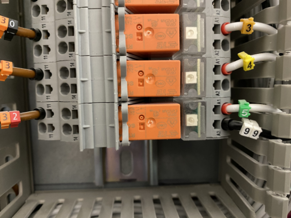 PLC and BMS control panel electronics
