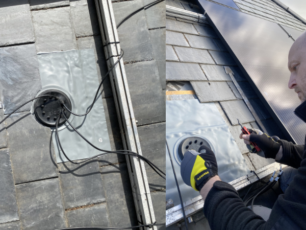 MVHR mechanical ventilation heat recovery unit installation